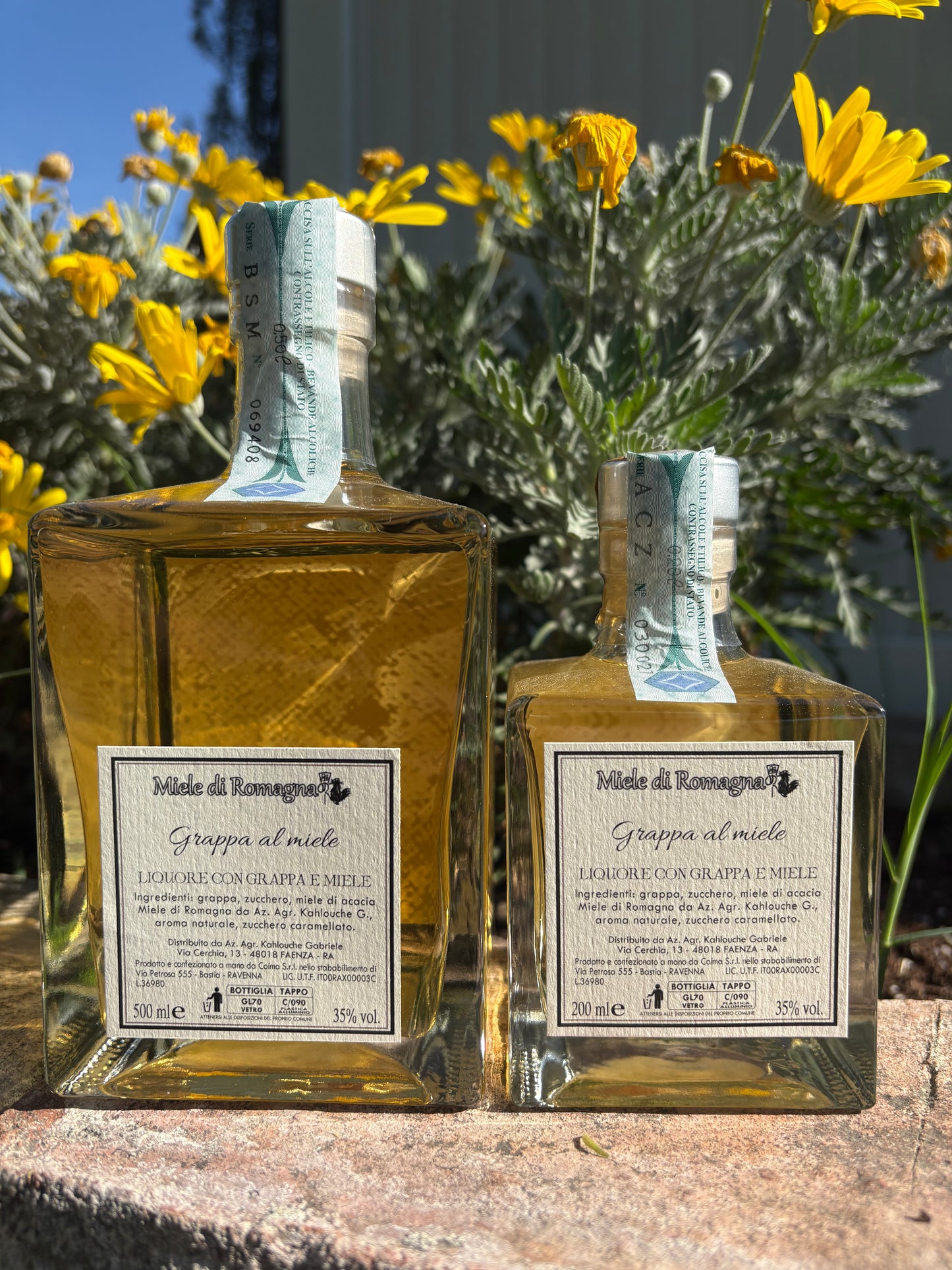 Grappa artigianale al miele di acacia