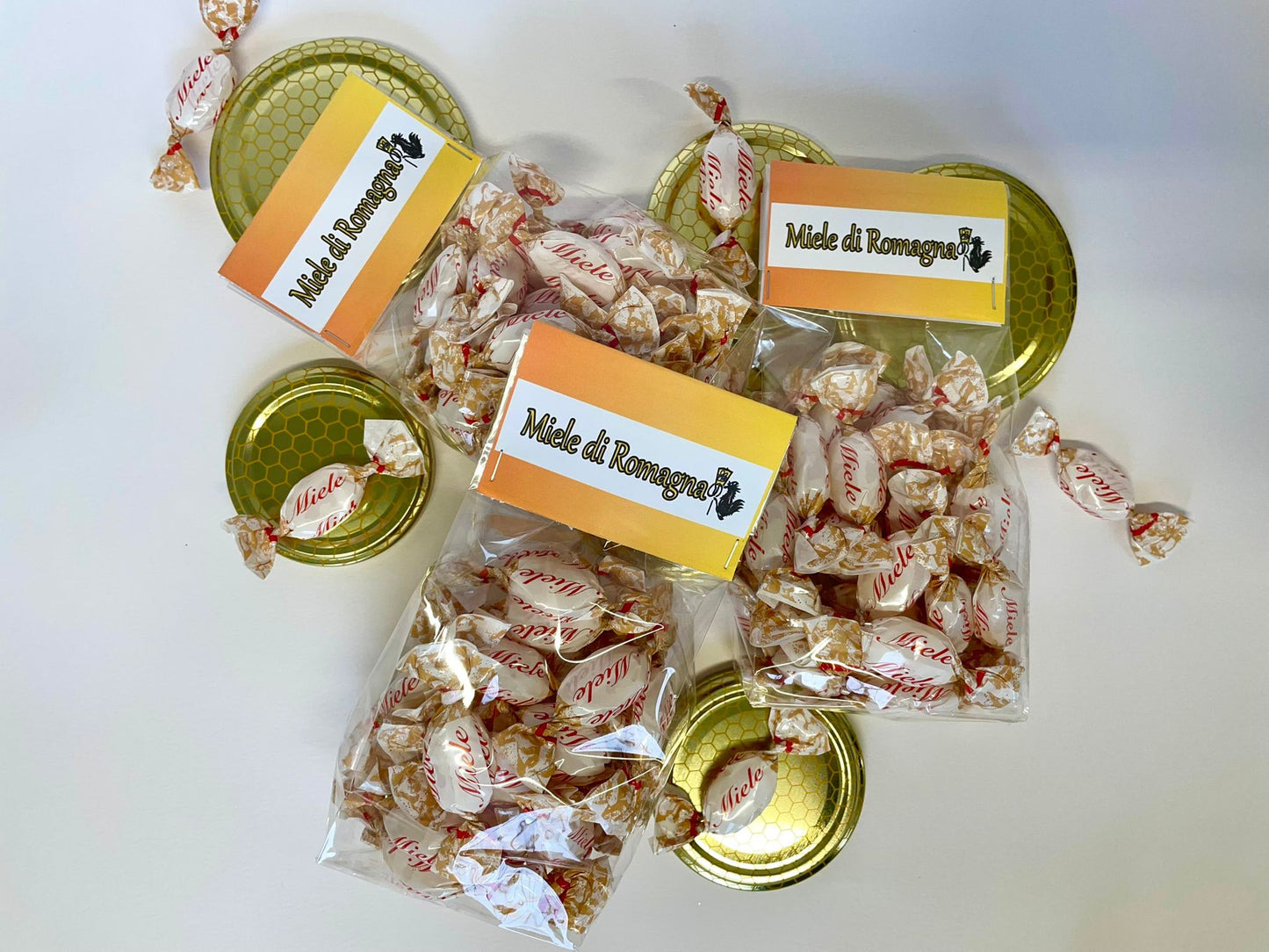 Caramelle ripiene al miele - 150g
