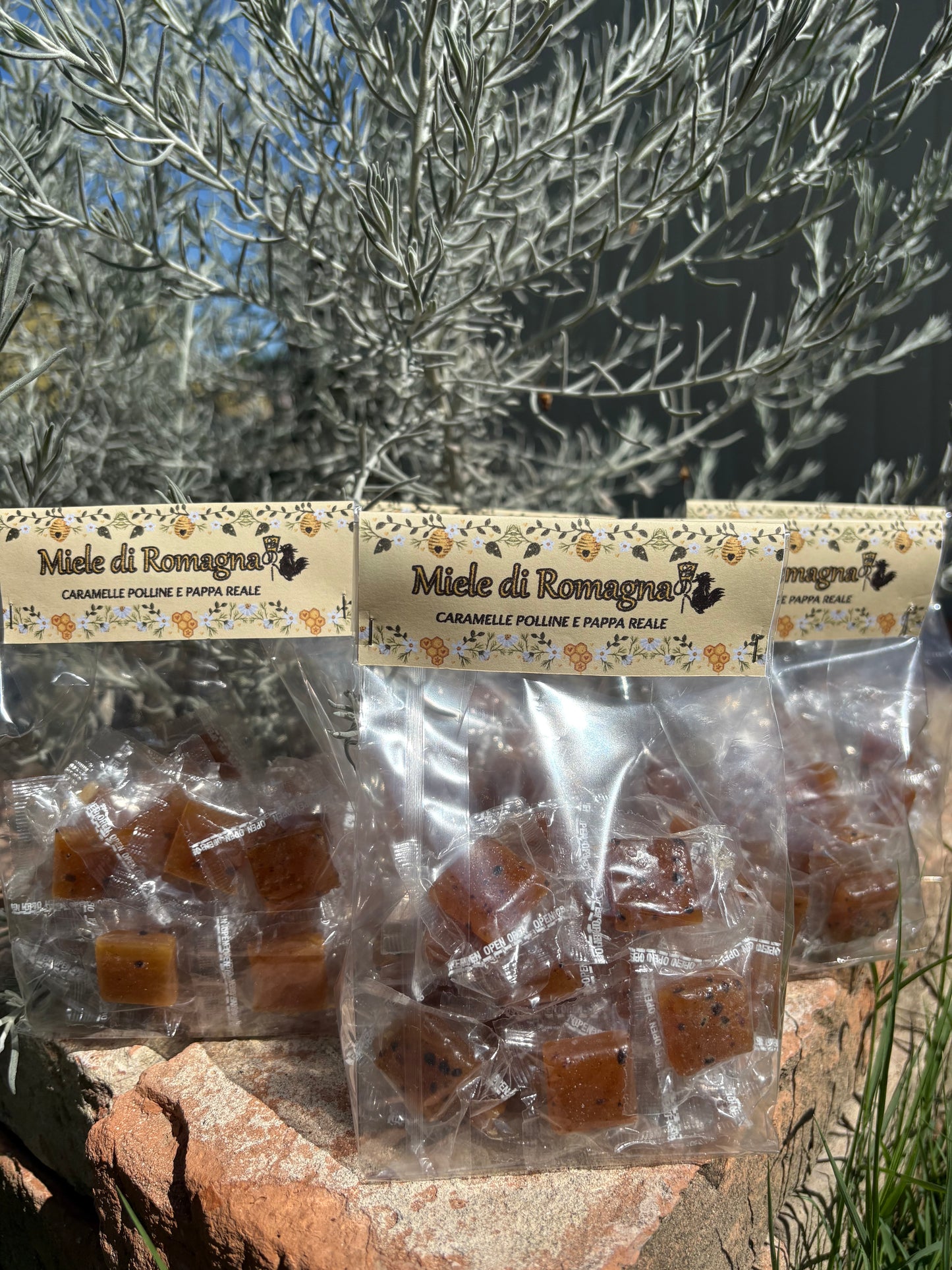 Caramelle al miele con Pappa Reale e Polline - 150g