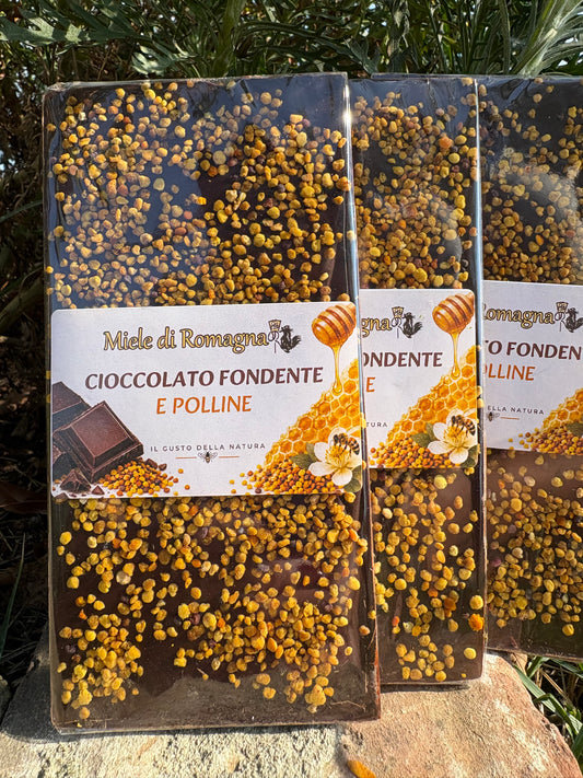 CIOCCOLATO FONDENTE E POLLINE