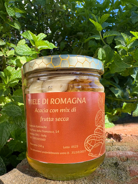 ACACIA CON MIX DI FRUTTA SECCA