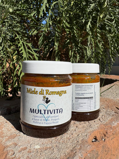 Multivita - Miele, Polline, Pappa Reale e Propoli 250gr